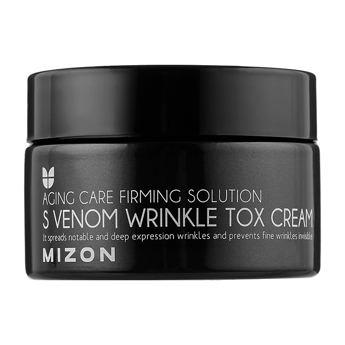 Mizon S-Venom Wrinkle Tox Cream — антивіковий крем для обличчя з ефектом ботоксу зі зміїною отрутою, 50 мл